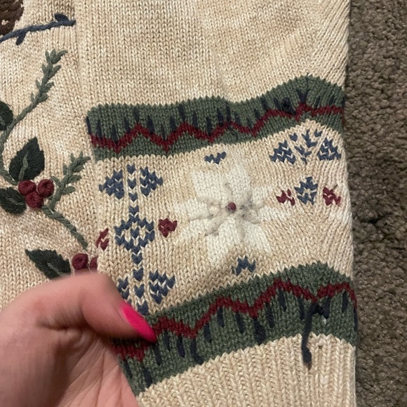 nutcracker embroidered christmas cardigan - Picture 3 of 5